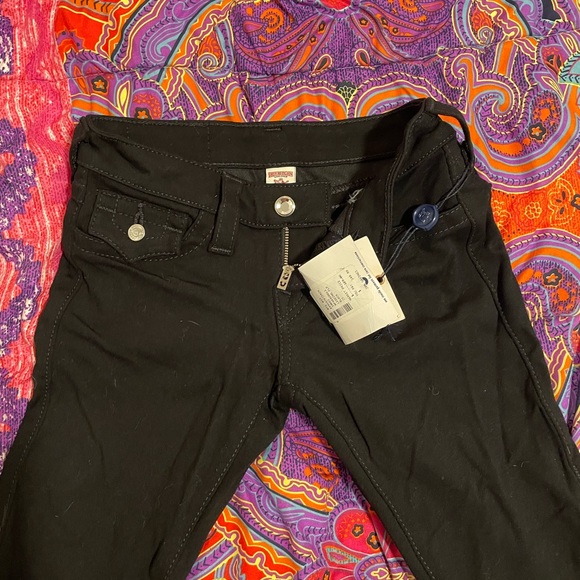 True religion black skinny jegging - Picture 2 of 9